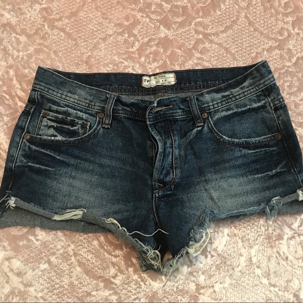 Free People Jean Shorts